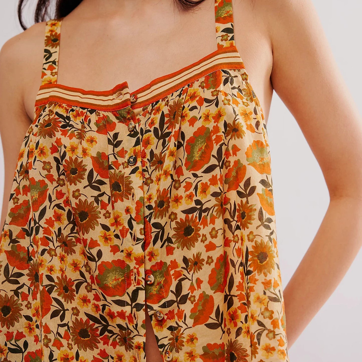 Square Garden Loose Camisole