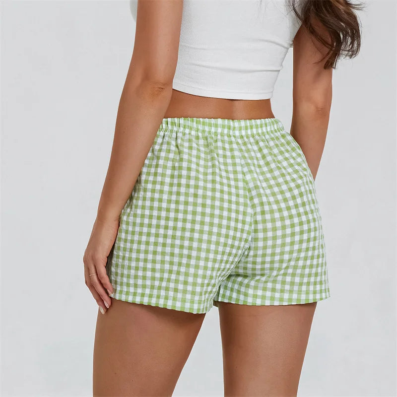 Concrete Plaid Shorts