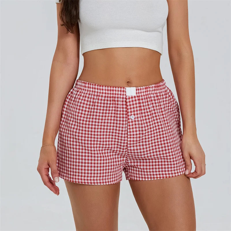 Concrete Plaid Shorts