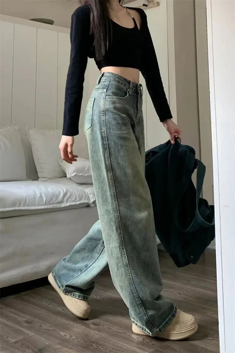 Skyscraper Straight Baggy Jeans