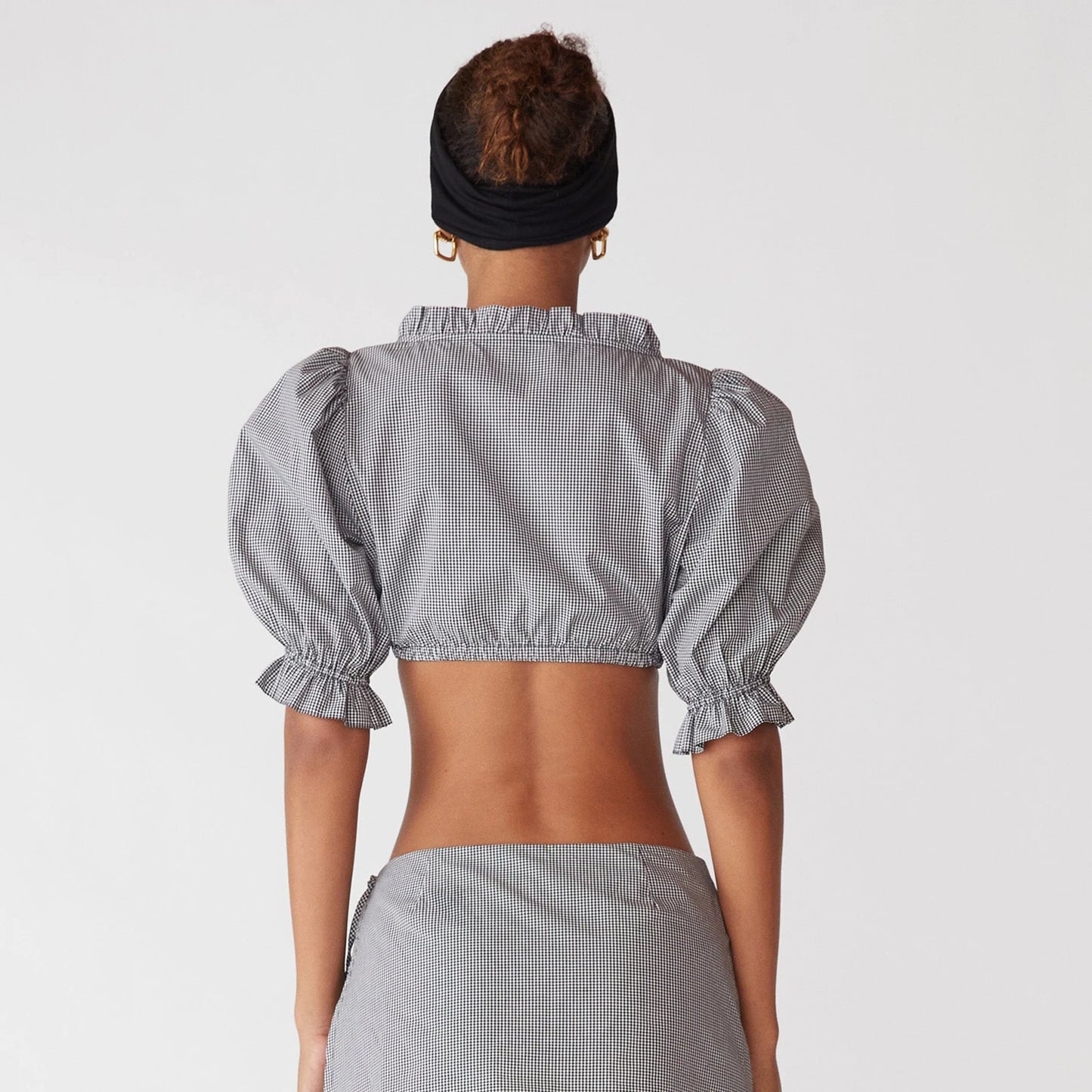 Over The Moon Cropped Ruffle T-Shirt