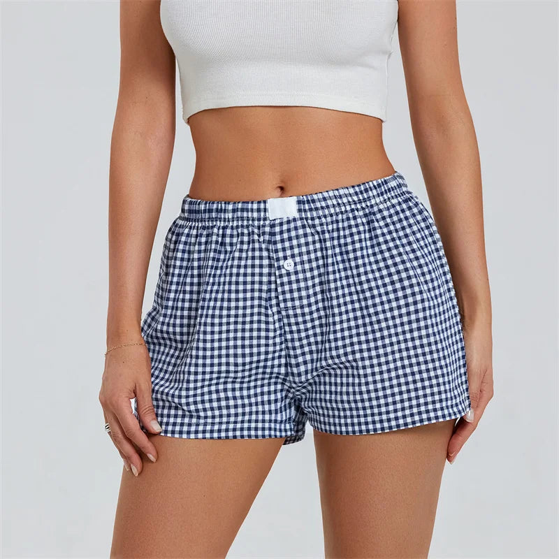 Concrete Plaid Shorts