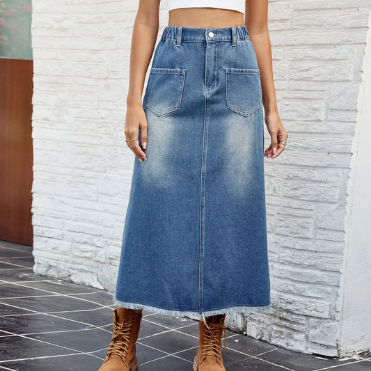 Warehouse Washed Denim Skirts