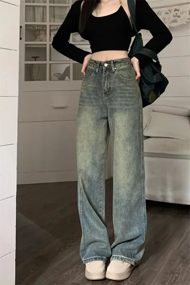 Skyscraper Straight Baggy Jeans