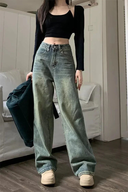 Skyscraper Straight Baggy Jeans