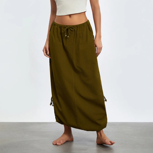 Relax Lounge Long Cargo Skirt